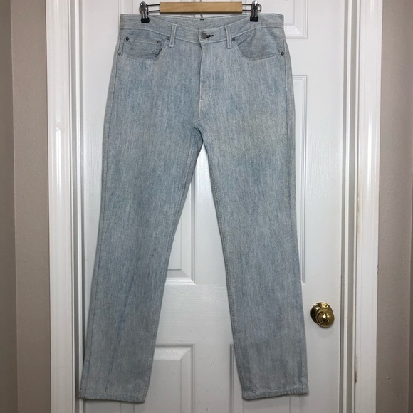 Levi’s 511 100% Cotton Mens Light Bleached Wash Slim Straight Leg Jeans W36 L32 - Picture 2 of 16